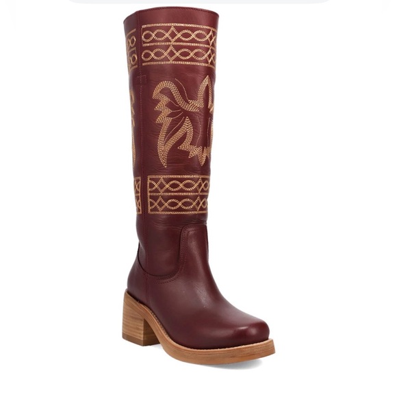 Anthropologie Shoes - Dingo Avalon Merlot Leather Boots NEW